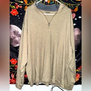 Men's 2XB Travelsmart Soft Lightweight Quarter Zip Cream Jacket